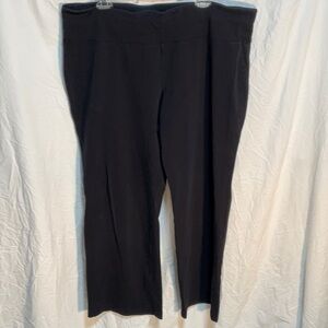Active USA Black Wide-Leg Trousers